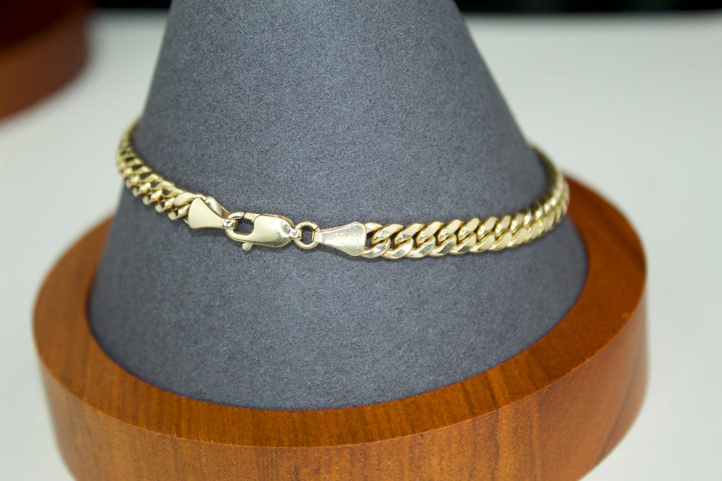 Miami Cuban Bracelet | 10K | Semi Hollow | 4.5mm | 7.5”