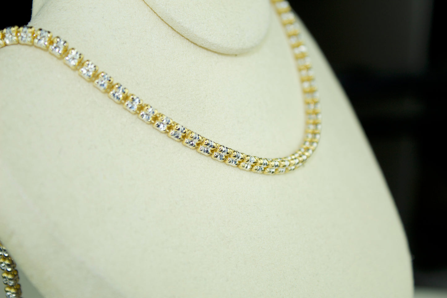 The Ice Necklace | .925 Silver Version | 14K Gold & Rhodium Plated