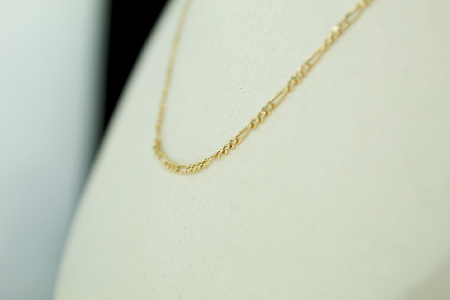 14K Hollow Figaro Chain – 22", 2.0 mm